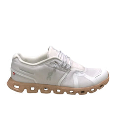 Women's On Cloud 5 Fog White/Brown