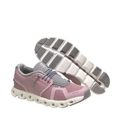 Women's On Cloud 5 Lily Pink/Mist White