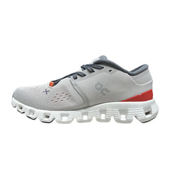 Women's On Cloud X 4 Silver/Orange Red