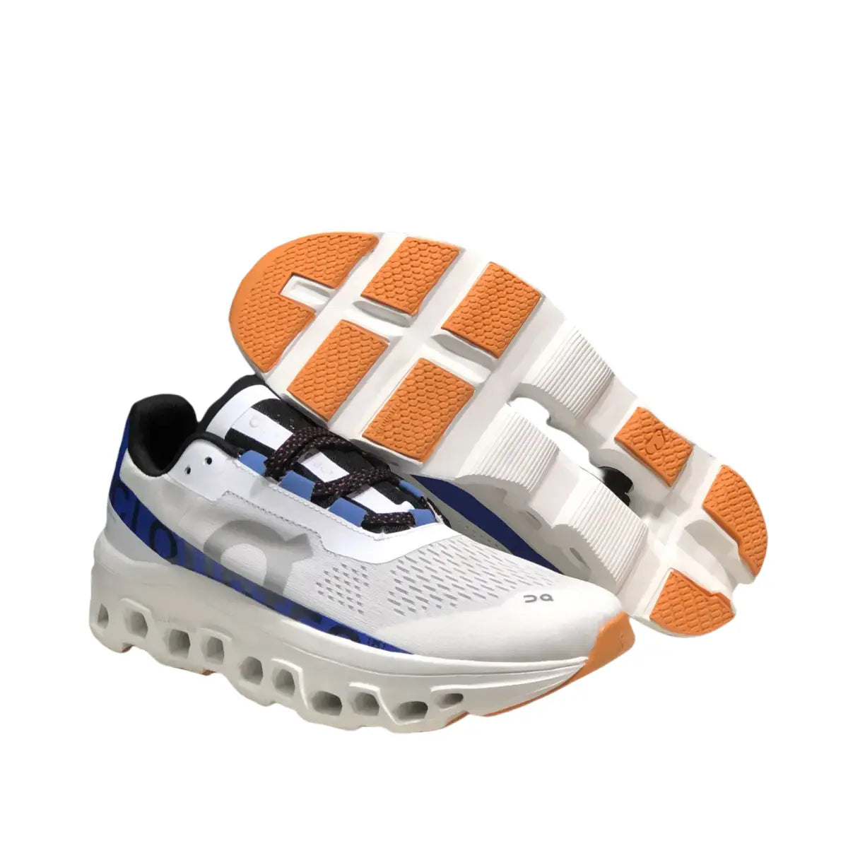 Men's On Cloudmonster Foggy White Blue