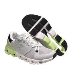 Women's On Cloudflyer 4 Glacier Grey/Macaron Green