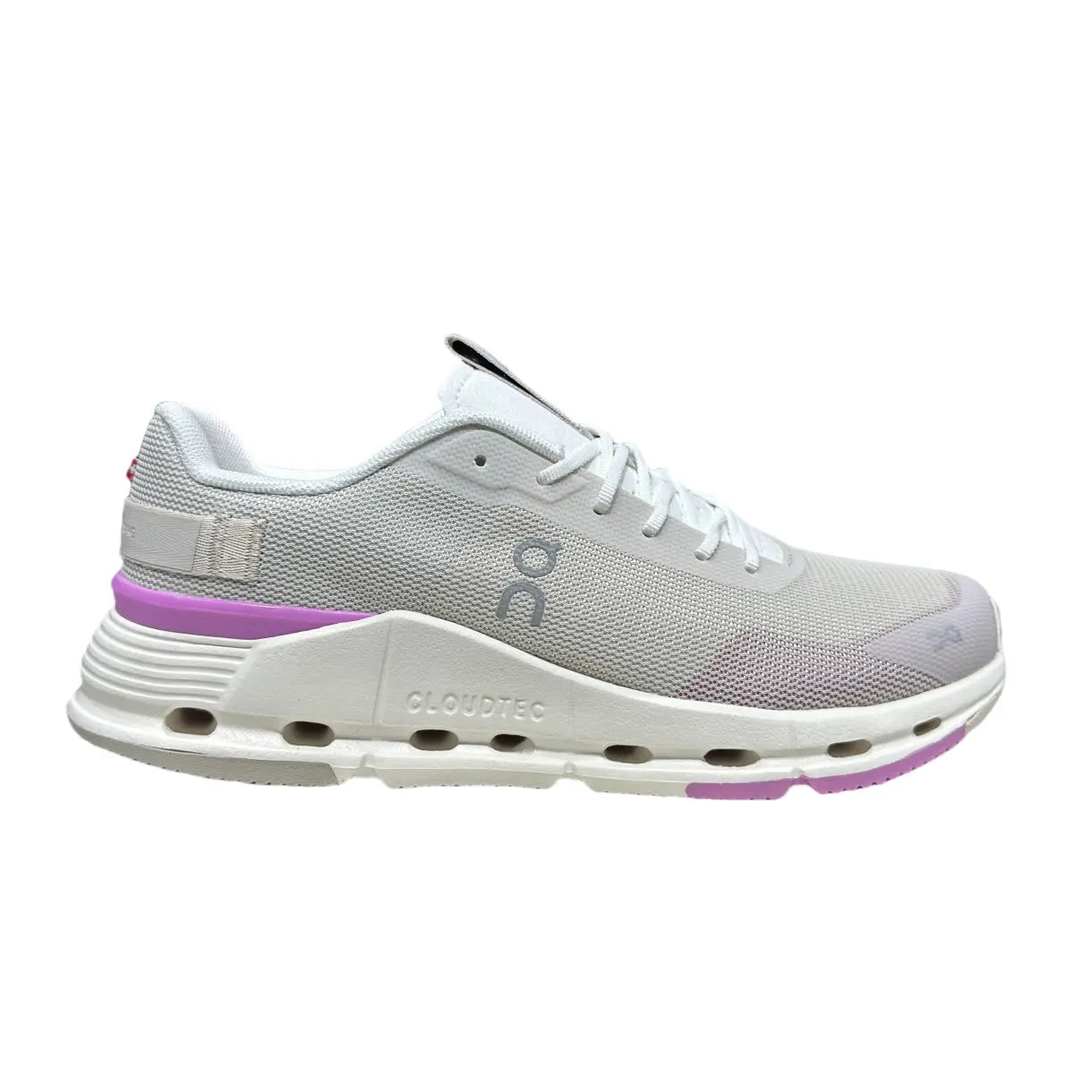Women's On Cloudnova Form 2 Pearl White/Raspberry Red