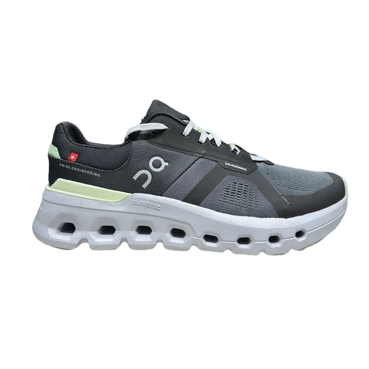 Women's On Cloudrunner 2 Dark Grey/Lima Bean Green