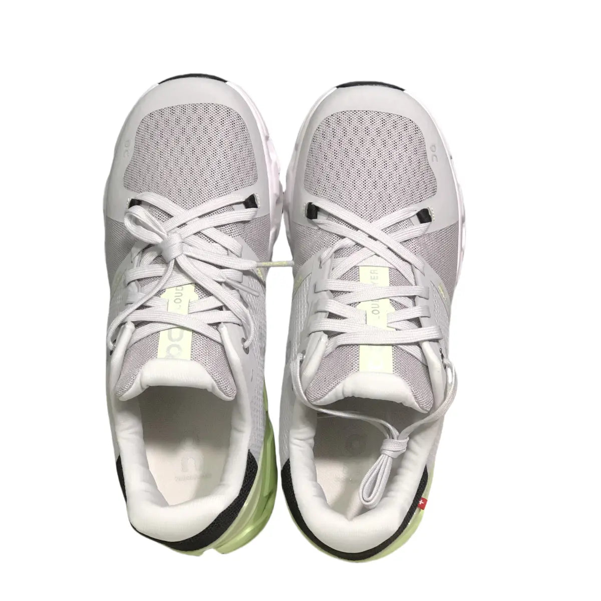 Women's On Cloudflyer 4 Glacier Grey/Macaron Green
