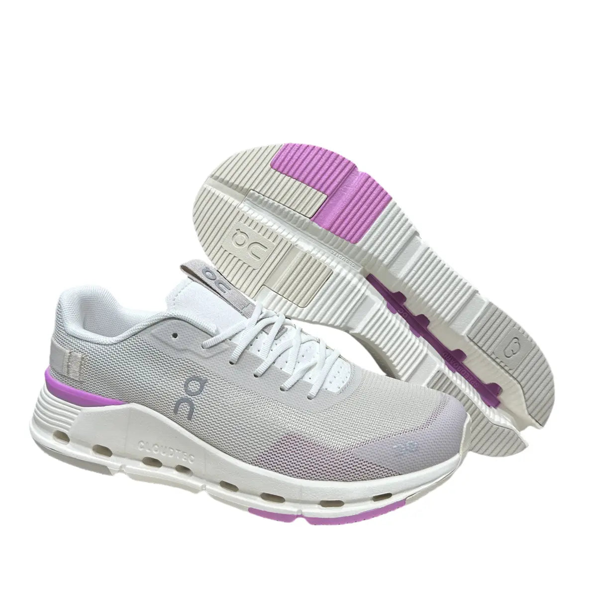 Women's On Cloudnova Form 2 Pearl White/Raspberry Red