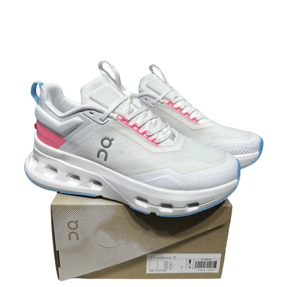 Women's On Cloudnova X White/Pink